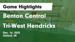 Benton Central  vs Tri-West Hendricks  Game Highlights - Dec. 16, 2023