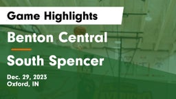 Benton Central  vs South Spencer  Game Highlights - Dec. 29, 2023