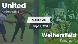 Matchup: United  vs. Wethersfield  2018