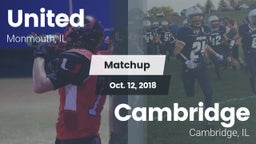 Matchup: United  vs. Cambridge  2018