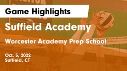 Suffield Academy vs Worcester Academy Prep School Game Highlights - Oct. 5, 2022