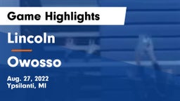 Lincoln  vs Owosso  Game Highlights - Aug. 27, 2022