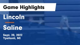 Lincoln  vs Saline  Game Highlights - Sept. 20, 2022