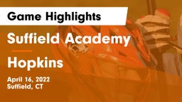 Suffield Academy vs Hopkins  Game Highlights - April 16, 2022