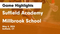 Suffield Academy vs Millbrook School Game Highlights - May 4, 2024