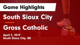 South Sioux City  vs Gross Catholic  Game Highlights - April 2, 2019