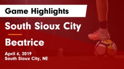 South Sioux City  vs Beatrice  Game Highlights - April 6, 2019