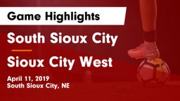 South Sioux City  vs Sioux City West   Game Highlights - April 11, 2019