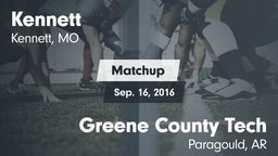 Matchup: Kennett  vs. Greene County Tech  2016
