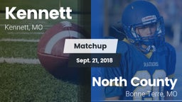 Matchup: Kennett  vs. North County  2018