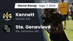 Recap: Kennett  vs. Ste. Genevieve  2018