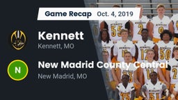 Recap: Kennett  vs. New Madrid County Central  2019