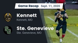Recap: Kennett  vs. Ste. Genevieve  2020