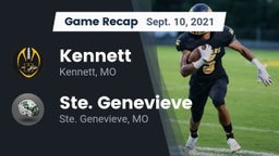 Recap: Kennett  vs. Ste. Genevieve  2021