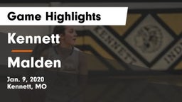 Kennett  vs Malden  Game Highlights - Jan. 9, 2020