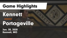 Kennett  vs Portageville  Game Highlights - Jan. 30, 2020