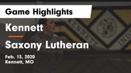 Kennett  vs Saxony Lutheran  Game Highlights - Feb. 13, 2020