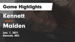 Kennett  vs Malden  Game Highlights - Jan. 7, 2021