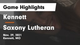 Kennett  vs Saxony Lutheran  Game Highlights - Nov. 29, 2021