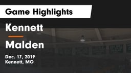 Kennett  vs Malden  Game Highlights - Dec. 17, 2019