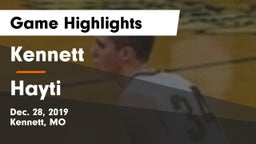Kennett  vs Hayti  Game Highlights - Dec. 28, 2019