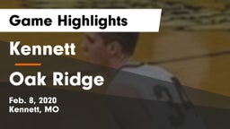 Kennett  vs Oak Ridge  Game Highlights - Feb. 8, 2020
