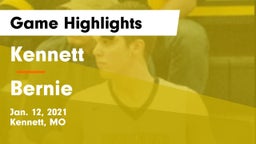 Kennett  vs Bernie  Game Highlights - Jan. 12, 2021