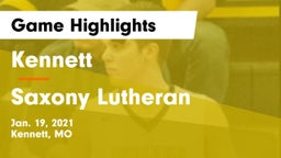 Kennett  vs Saxony Lutheran  Game Highlights - Jan. 19, 2021