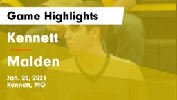 Kennett  vs Malden  Game Highlights - Jan. 28, 2021