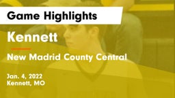 Kennett  vs New Madrid County Central  Game Highlights - Jan. 4, 2022