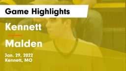 Kennett  vs Malden  Game Highlights - Jan. 29, 2022