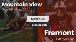 Matchup: Mountain View High vs. Fremont  2017