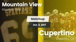 Matchup: Mountain View High vs. Cupertino  2017