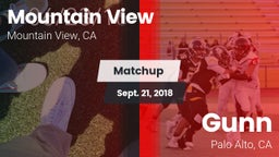 Matchup: Mountain View High vs. Gunn  2018