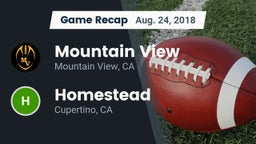 Recap: Mountain View  vs. Homestead  2018