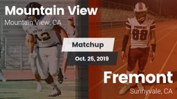 Matchup: Mountain View High vs. Fremont  2019