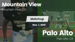 Matchup: Mountain View High vs. Palo Alto  2019