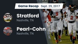Recap: Stratford  vs. Pearl-Cohn  2017
