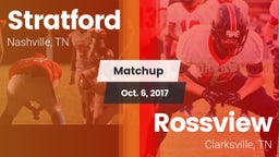 Matchup: Stratford vs. Rossview  2017