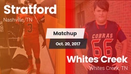 Matchup: Stratford vs. Whites Creek  2017