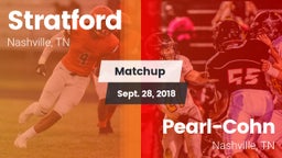 Matchup: Stratford vs. Pearl-Cohn  2018