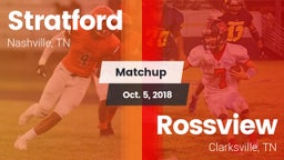Matchup: Stratford vs. Rossview  2018