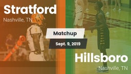 Matchup: Stratford vs. Hillsboro  2019