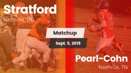 Matchup: Stratford vs. Pearl-Cohn  2019
