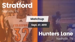 Matchup: Stratford vs. Hunters Lane  2019