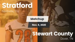 Matchup: Stratford vs. Stewart County  2020