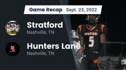 Recap: Stratford  vs. Hunters Lane  2022