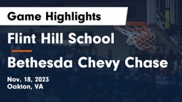 Flint Hill School vs Bethesda Chevy Chase Game Highlights - Nov. 18, 2023