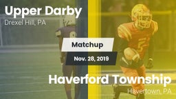 Matchup: Upper Darby High vs. Haverford Township  2019