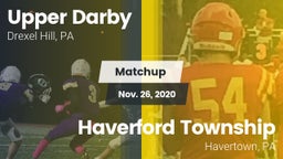 Matchup: Upper Darby High vs. Haverford Township  2020